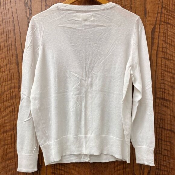 Faded glory academia professor teacher navy and white cardigan sweater 2 pack - Picture 7 of 8